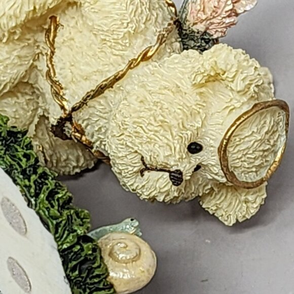 Charming Dept 56 Rabbit Figurine Set‎ By Enesco Boyds Bears  Lil Wings - Picture 13 of 13